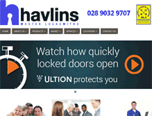 Tablet Screenshot of havlins.com